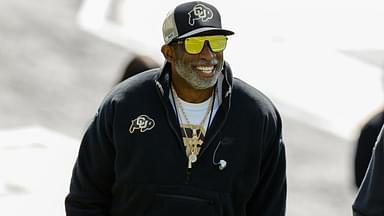 Colorado Buffaloes head coach Deion Sanders during the spring game at Folsom Field.