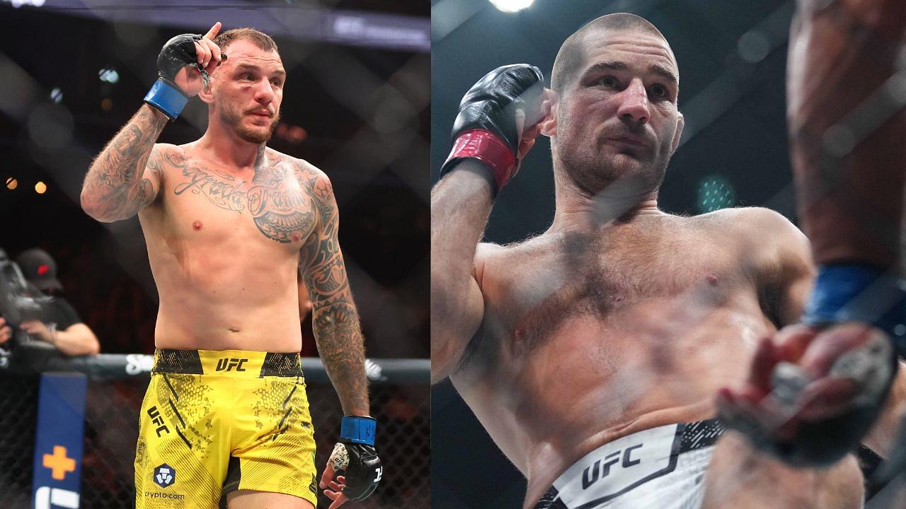 Renato Moicano (L), Sean Strickland (R)