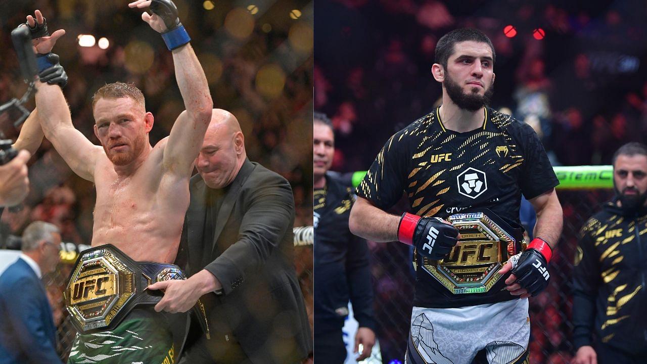 Jack Della Maddalena (L), Islam Makhachev (R)