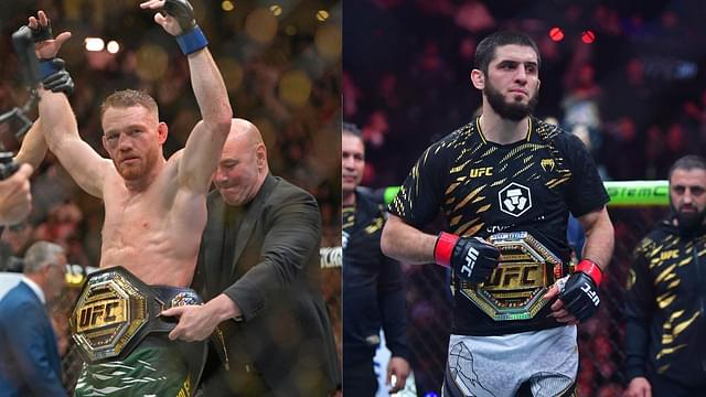 Jack Della Maddalena (L), Islam Makhachev (R)