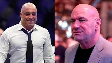 Joe Rogan (L), Dana White (R)