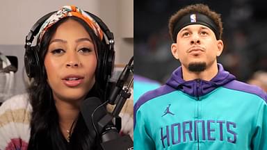 Sydel Curry-Lee (L) and brother Seth Curry (R)