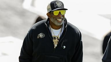 Colorado Buffaloes head coach Deion Sanders during the spring game at Folsom Field.