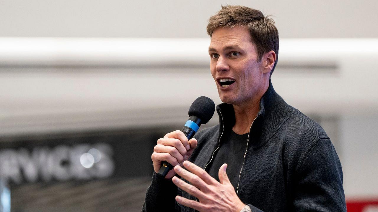 Tom Brady appears at American Dream for the grand opening of Card Vault by Tom Brady, a sports card and memorabilia retailer, East Rutherford, Friday, Apr. 11, 2025