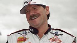 Dale Earnhardt Sr. of the Goodwrench Chevrolet car gets ready for the Checker Auto Parts/Dura Lube 500 at Phoenix International Raceway.
