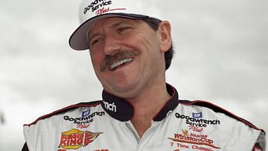 Dale Earnhardt Sr. of the Goodwrench Chevrolet car gets ready for the Checker Auto Parts/Dura Lube 500 at Phoenix International Raceway.