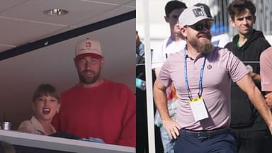 Taylor Swift, Travis Kelce and Ryan Fitzpatrick