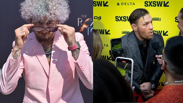 Sean O'Malley (L), Conor McGregor (R)