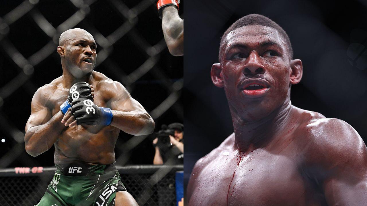 Kamaru Usman (L), Joaquin Buckley (R)