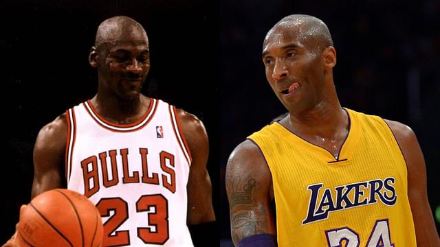 Michael Jordan (L) and Kobe Bryant (R)