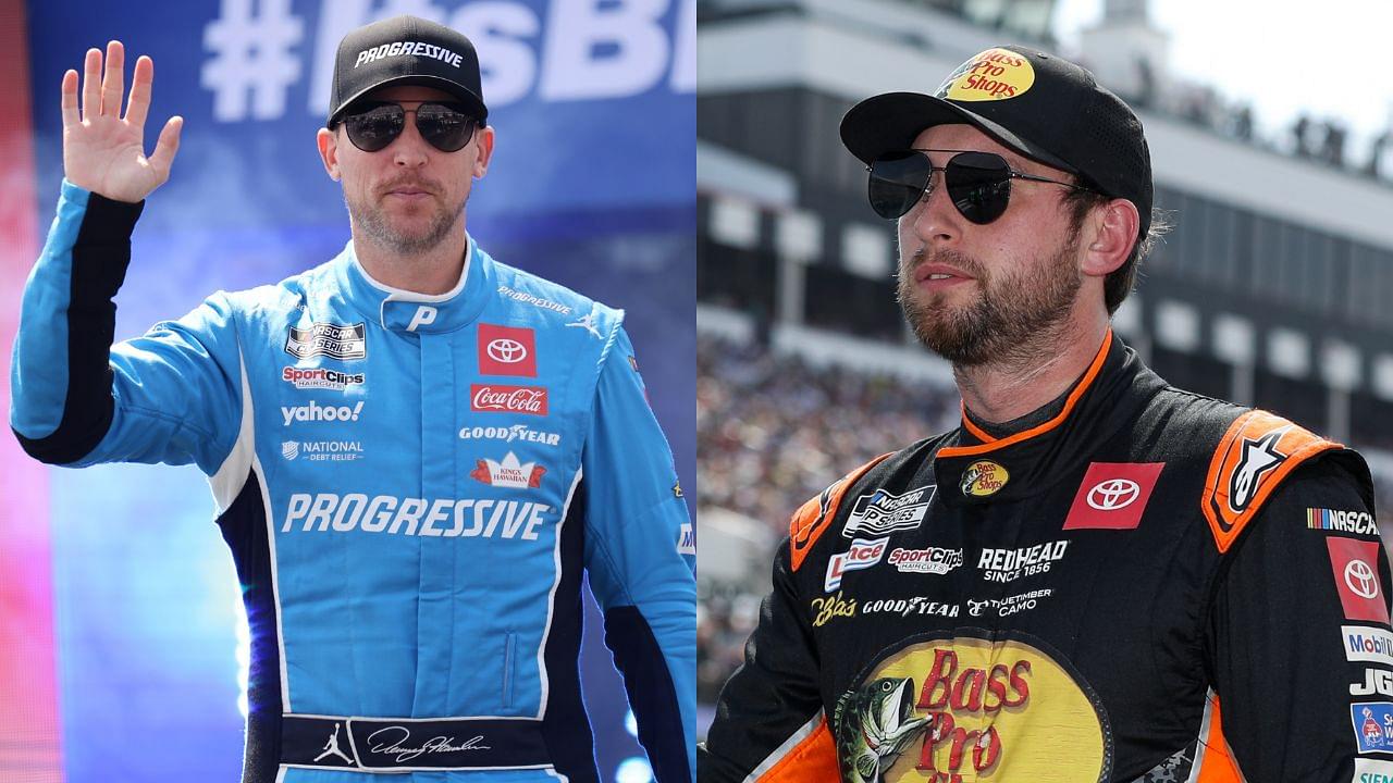Denny Hamlin and Chase Briscoe
