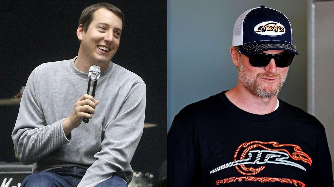 Kyle Busch and Dale Earnhardt Jr.