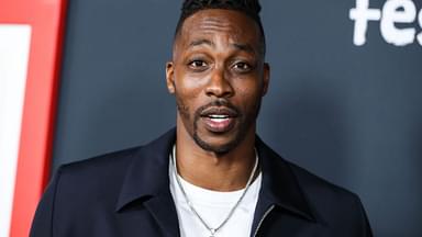 American professional basketball player Dwight Howard arrives at the 2021 AFI Fest - Closing Night Premiere Of Warner Bros. Pictures' 'King Richard' held at the TCL Chinese Theatre IMAX on November 14, 2021 in Hollywood, LA, USA