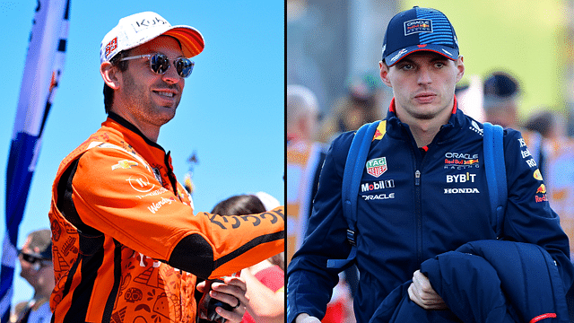 Daniel Suarez (L) and Max Verstappen (R)