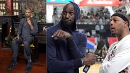 (L-R) Victor Wembanyama, Kevin Garnett, Paul Pierce