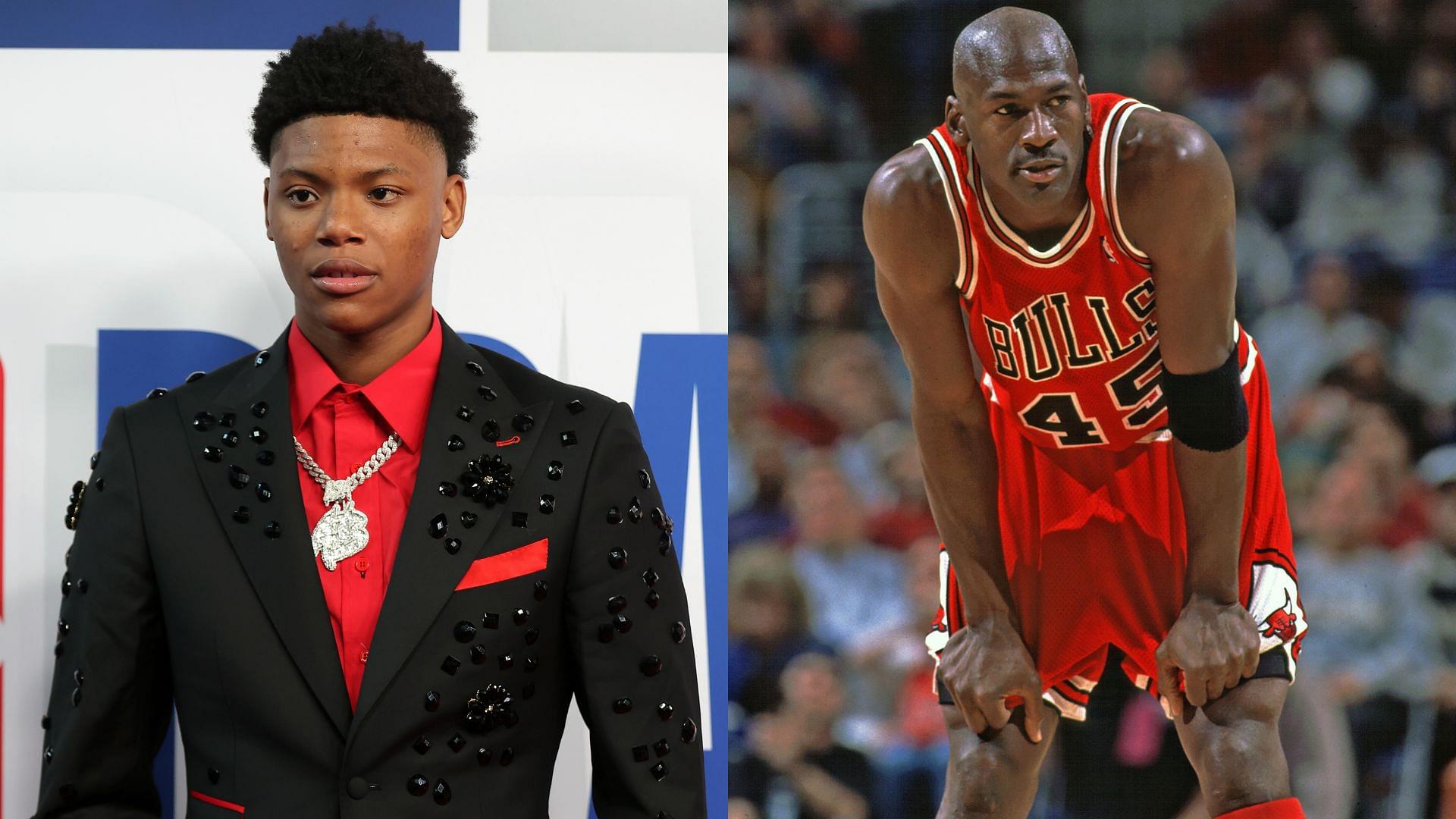 Ace Bailey (L) and Michel Jordan (R)