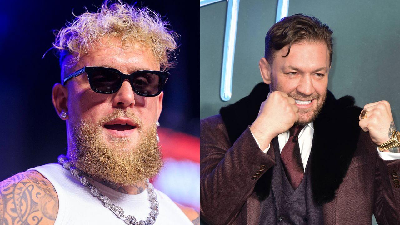 Jake Paul (L), Conor McGregor (R)