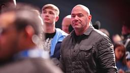 Dana White with the fans at Fontaine Bleu for PowerSlap 12 on March 7, 2025
