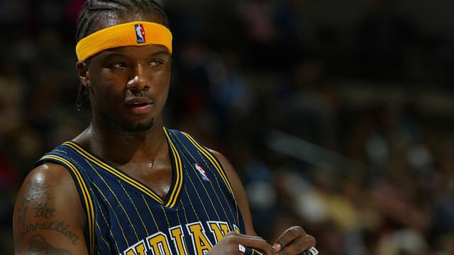 Jermaine O Neal (Indiana Pacers) - (Icon7664409) Basketball Herren NBA 2003 2004, Denver Nuggets - Indiana Pacers