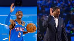 Shai Gilgeous-Alexander (L) and Paul Pierce (R)