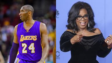 Kobe Bryant (L) and Oprah Winfrey (R)