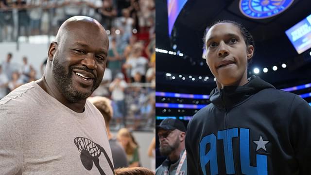 Shaquille O'Neal (L) and Brittney Griner (R)