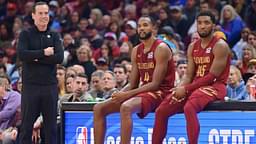 Evan Mobley and Donovan Mitchell