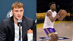 Cooper Flagg (L), Bronny James (R)