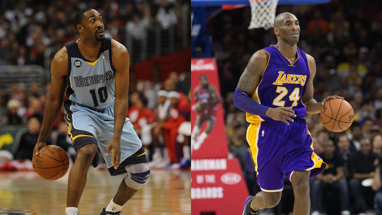 Gilbert Arenas (L), Kobe Bryant (R)