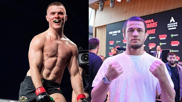 Paul Hughes (L), Usman Nurmagomedov (R)