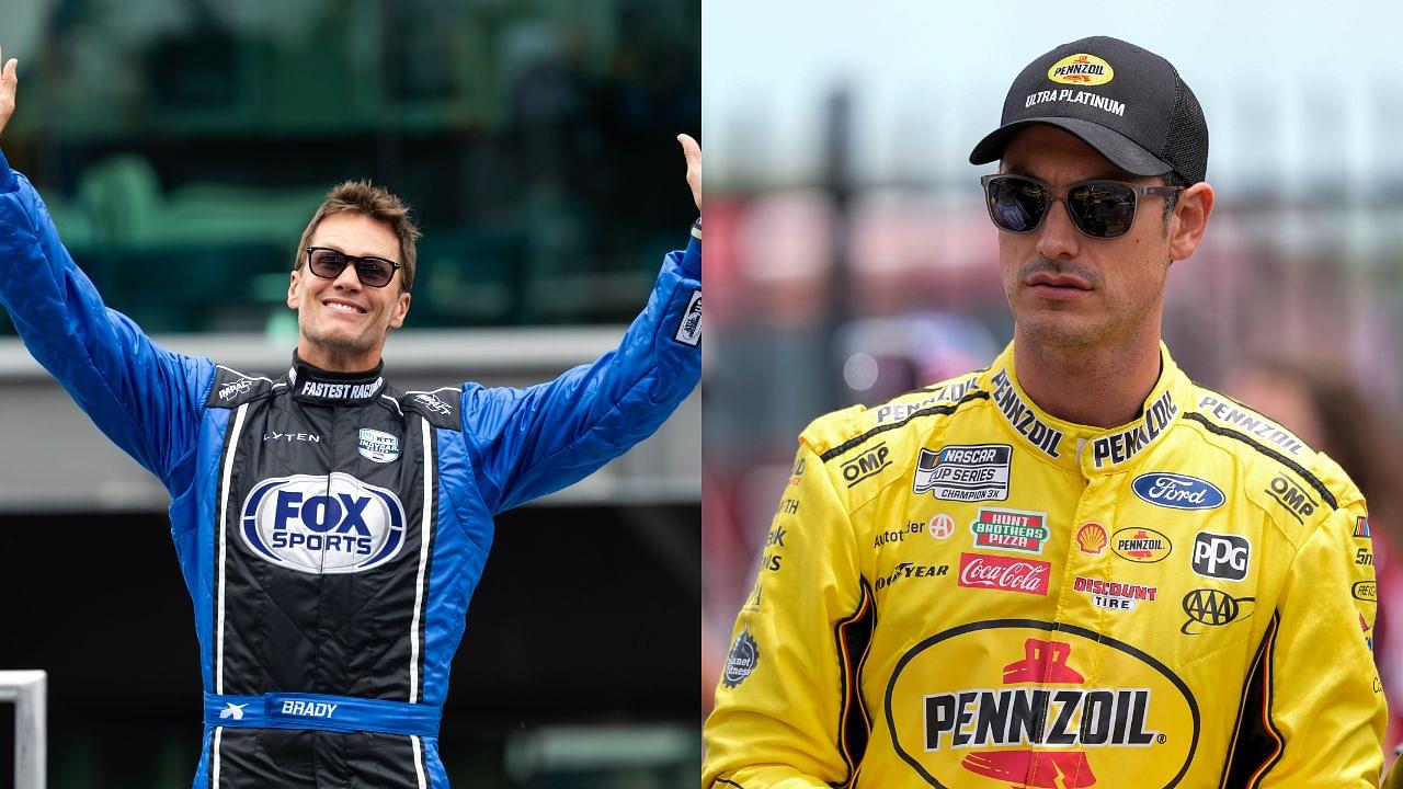 Tom Brady and Joey Logano