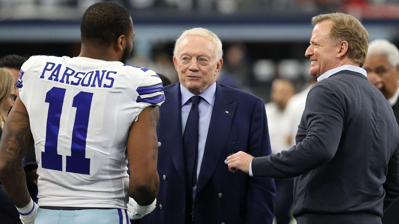 Micah Parsons, Jerry Jones, Roger Goodell