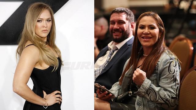 Ronda Rousey (L), Cris Cyborg (R)
