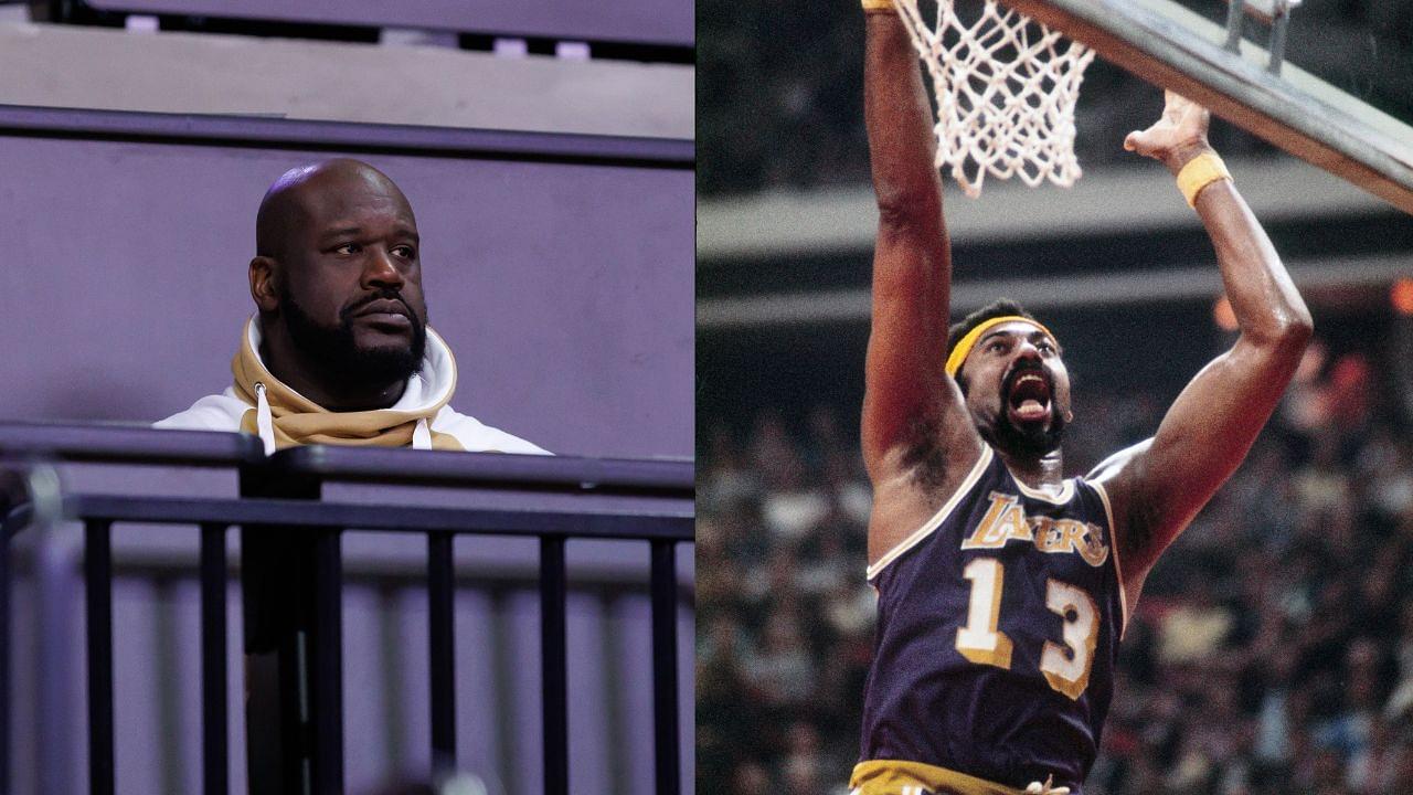 Shaquille O'Neal (L), Wilt Chamberlain (R)