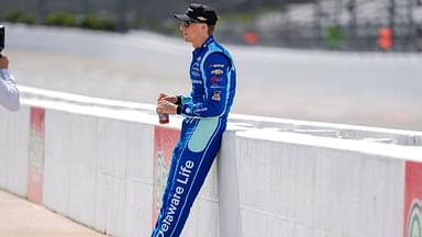 NASCAR Cup Series driver Carson Hocevar (77) during practice for the Cook Out 400 at Martinsville Speedway.