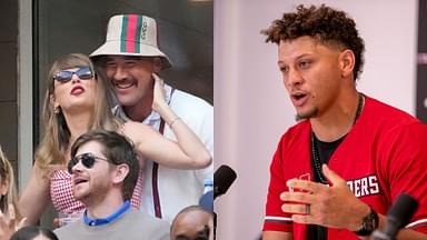 Travis Kelce, Taylor Swift and Patrick Mahomes