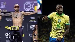 Charles Oliveira (L) and Vinicius Jr. (R)