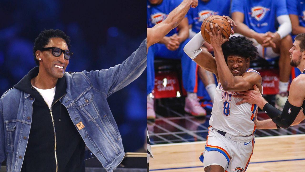 Scottie Pippen (L), Jalen Williams (R)
