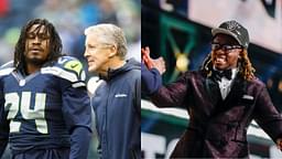 Marshawn Lynch, Pete Carroll and Ashton Jeanty