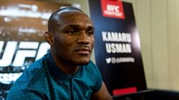 UFC FIGHT NIGHT CHILE MAIA VS USMAN - Kamaru Usman during the Media Day for UFC Fight Night Chile