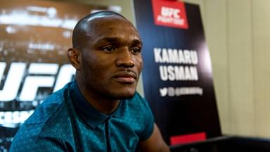 UFC FIGHT NIGHT CHILE MAIA VS USMAN - Kamaru Usman during the Media Day for UFC Fight Night Chile