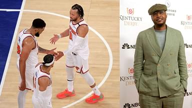 (L) Knicks (R) Carmelo Anthony