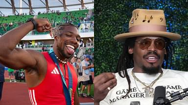 Noah Lyles and Cam Newton.