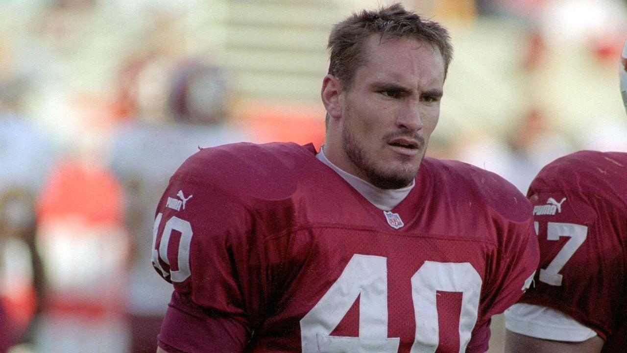 Arizona Cardinals defensive back (40) Pat Tillman during a game against the Washington Redskins at Sun Devil Stadium.