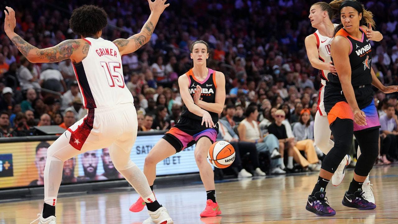 Caitlin Clark and Brittney Griner
