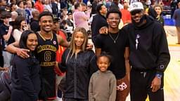LeBron James family photo