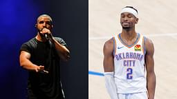 Drake (L) and Shai Gilgeous-Alexander (R)