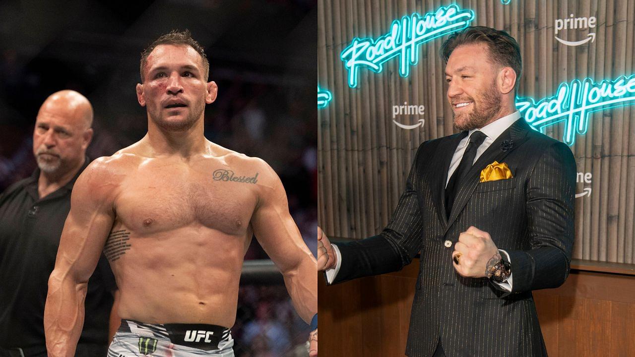 Michael Chandler (L) and Conor McGregor (R)