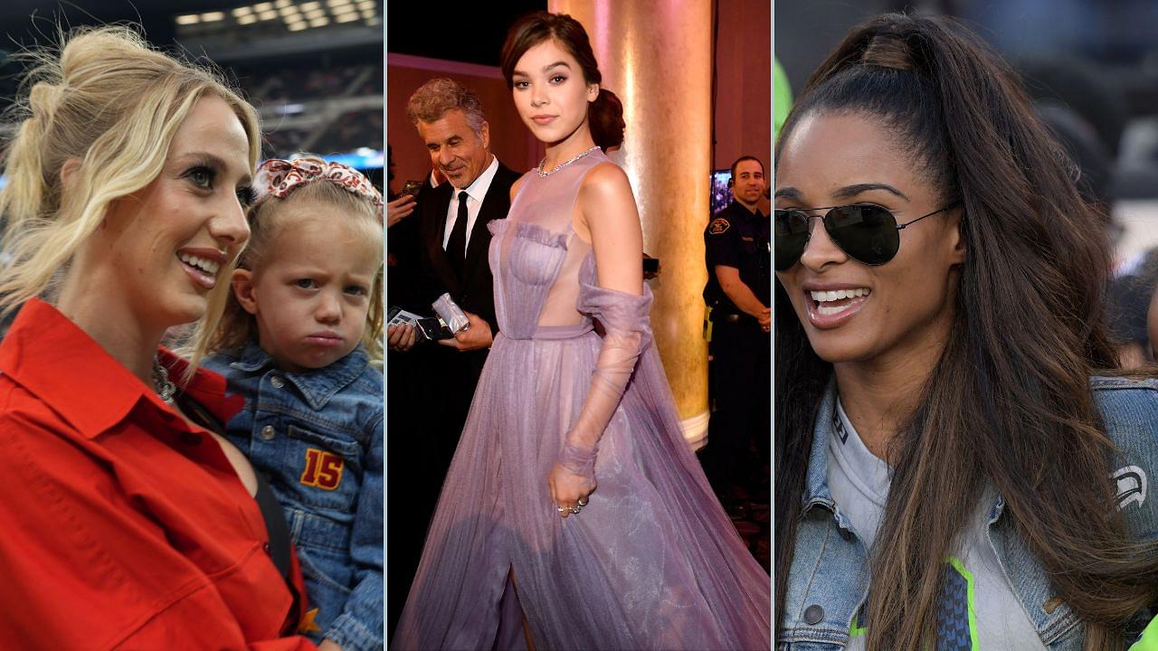 Brittany Mahomes, Hailee Steinfeld and Ciara Wilson