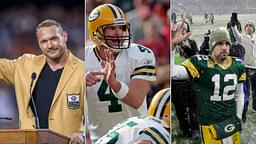 Brian Urlacher, Brett Favre, and Aaron Rodgers